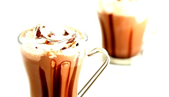 Hot Chocolate With Coconut Whipped Cream