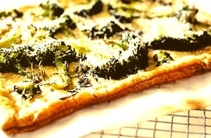 Broccoli Parmesan Tart #food #recipe #appetizers #cooking http