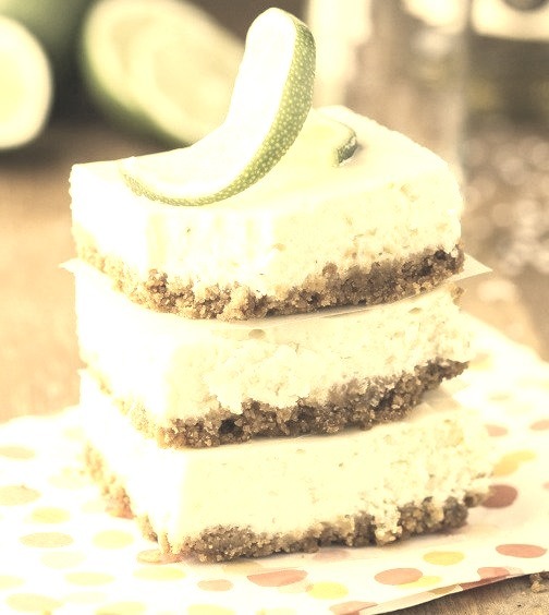 Tequila Lime Cheesecake Bars